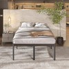 Lutown-Teen 22 Inch High Full Size Bed Frame with Rounded