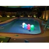SEMANJLL 4PCS Solar Powered Floating Pool Lights,14" Inflatable LED Glow