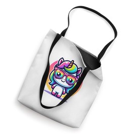 Awesome Rainbow Sunglasses Horse & Horn Cute Pony Tote Bag