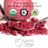 Organic Way Premium Quality Beet Root Powder (Beta vulgaris) -