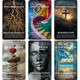 BAIYOOBAI Clarifying Life Situations Oracle Cards, Love and Career Oracle Deck for Beginners, Cover All Areas in Life, Love, Spiritual Journey, and Career