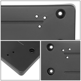 RO1068110 Factory Style Front Bumper License Plate Mounting Bracket Compatible with Land Rover Range Rover Velar SV Autobiography Dynamic 2020, Matte Black