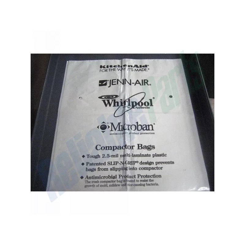 Whirlpool NEW OEM Whirlpool 60 Pack 15 Inch Plastic Trash