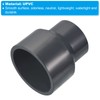PATIKIL PVC Reducer Pipe Fitting 3.5x2.5 Inch Socket, Straight Coupling