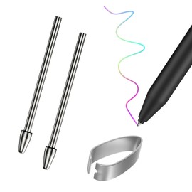 MoKo Pen Tips for Remarkable 2 Tablet Maker Stylus,Titanium Alloy Metal Pen Tips for Remarkable Marker Plus, Precise Control Replacement Tips for Remarkable2 Pen with 4096 Pressure and Tilt, 2 Pack