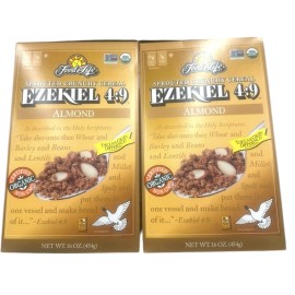 Ezekiel 4:9 Almond Sprouted Crunchy Organic Cereal - 16oz - 2 Pack