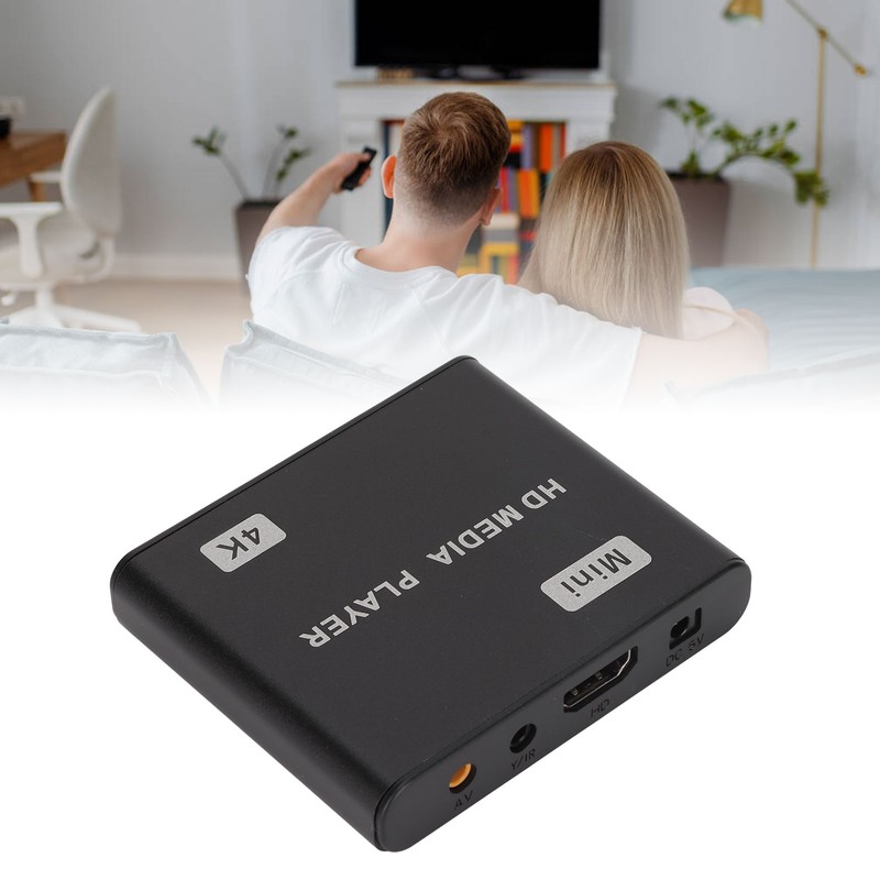 4K HD Media Player Mini Streaming Media Player with Remote