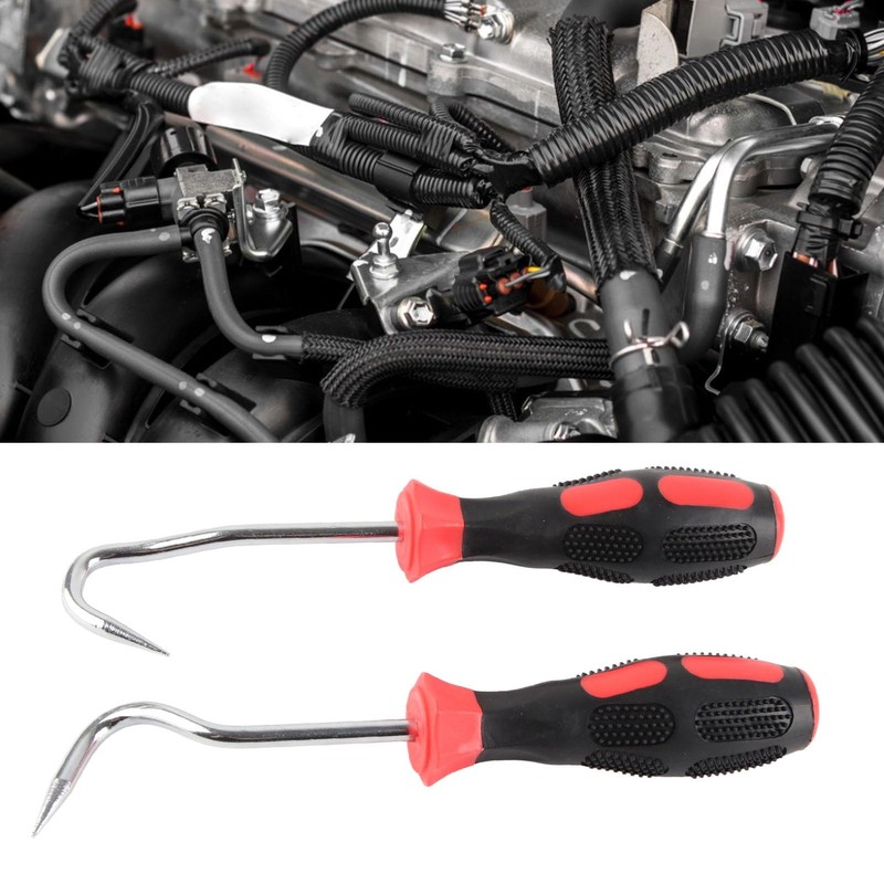LIKJ Auto Hose Remover,Heavy Duty Rustproof 2PCS Hose Removal Hook