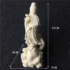 Guanyin subdues The Dragon Statue Gift Giving,White kuanyin Statue for