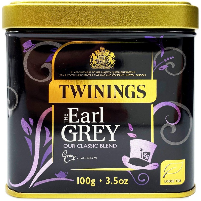 Twinings Earl Grey Loose Tea in Tin 600g (Multipack of