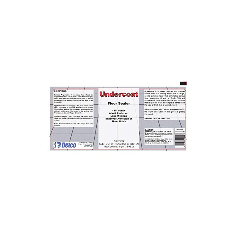 DETCO Undercoat Floor Sealer (1 Gallon)