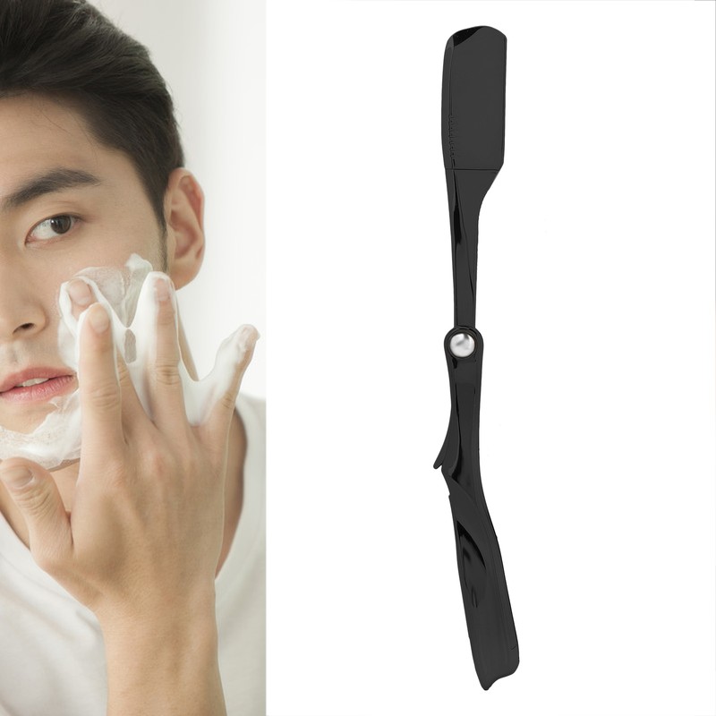 Professional Foldable Straight Edge Razor Barber Men's Shaving Razor Plating
