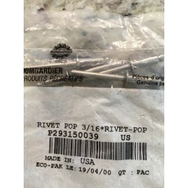 Seadoo Qty 5 SEA DOO 293150039 BODY / FUEL SYSTEM RIVET CHALLENGER EXPLORER GSX GTX SPX