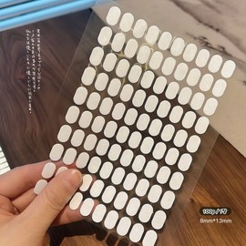 Weber Mall Nail Gum Self Nail Nail Tip Sticker for Nail Stand 100p, 10 Pieces, Transparent / 웨버몰 네일스탠드용 네일껌 셀프네일 네일팁스티커 100p, 10개, 투명