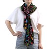 Use4 Lovely Color Music Note Chiffon Silk Long Scarf Shawl
