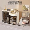 DASITON Makeup Organizer for Vanity,Large Capacity Makeup Storage Organizer with