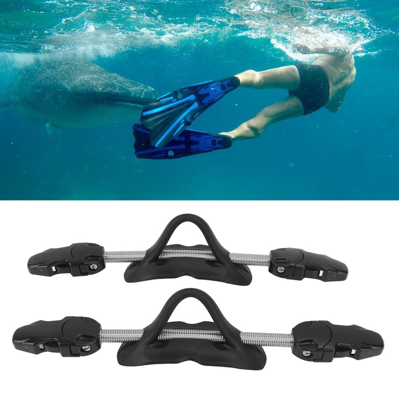 2pcs Diving Fin Strap Adjustable Quick Release Buckle Universal Scuba