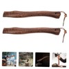 Totority 2pcs Ergonomic Wooden Hatchet Handle Replacement Non Skid Design