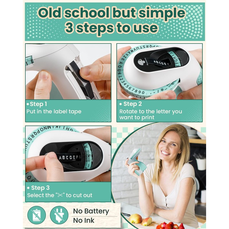 Memoking E975 Labelling Device - 3D Labelling Device Embossing Device