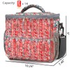 FlowFly Insulated Reusable Lunch Bag Adult Large Lunch Box for