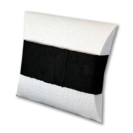 At Peace Memorials Journey Biodegradable Cremation Urn for Water/Earth Burial Adult 220 Cubic inches (Embossed Black)