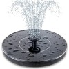 Mademax Solar Bird Bath Fountain Pump, Upgrade 1.4W Solar Fountain