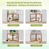 LZRS Clear Dog Gate for Indoor Use - Transparent Pet
