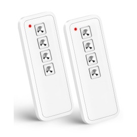 Selridasia 433Mhz Garage Door Opener Remote Control Replacement for Novotron 524 Design, Compatible with Handheld Transmitter Novoferm Novotron 502 512 514 64/128 Bit Encryption Keeloq Code, Pack of 2