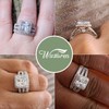 Wuziwen Wedding Wedding Ring Sets for Him and Her Set