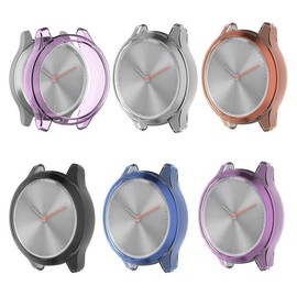 [CYBERGARAGE] Smart Watch Protective Case for Garmin vivomove Trend Clear Case Cover Clear Transparent Soft TPU Protector Cover Protective Case / Cover for Garmin Vivo Move Trend Shockproof Case / Cover Soft Case (Clear)
