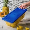 Carlisle 3058060 Smart Lids Third Size Polyethylene Lid, Dark Blue