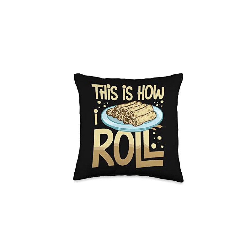 Lefse Norwegian Bread Recipe Maker Flatbread Rolling Throw Pillow