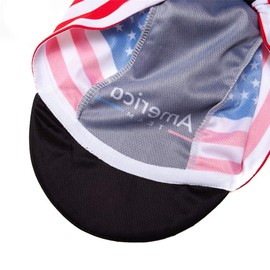 Cycling Caps Men Women Road MTB Bike Bicycle Hats Headwear Team Sports Running Helmet Liner Inside Cap Cycle Bandana Anti-Sweat Breathable Quick Dry America