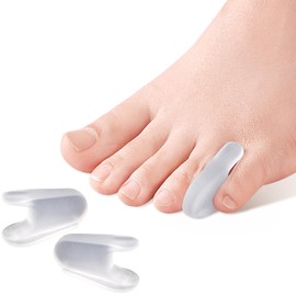 Yimanduo 10 Pcs Pinky Toe Separator, Little Toe Straightener Bunion Corrector for Men Women Walking, Running, Overlapping, Bunion Corrector and Bunion Relief