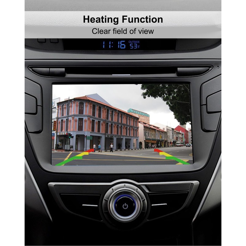 QAGGUM Rear View Backup Camera Fit for Hyundai Elantra 2022,