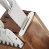 Sabatier Acacia Forged Triple Rivet Edgekeeper Knife Block Set, 15-Piece,