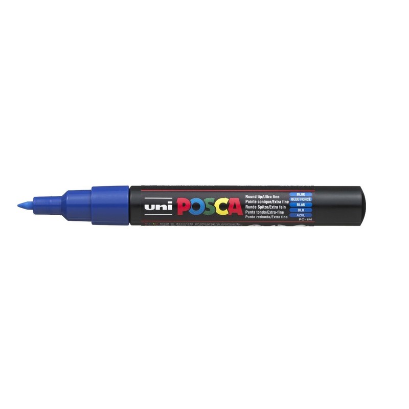 POSCA POSCA PC-1MC Paint Markers Pack of 6 Dark Blueaa