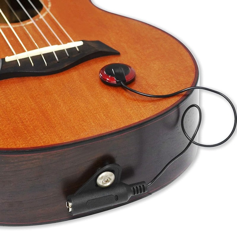 Piezo Contact Microphone Pickup EQ Electric Guitar Parts for Violin