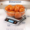 Atogou 88lb Food Scale, Commercial Kitchen Scale Plug-in Usable with