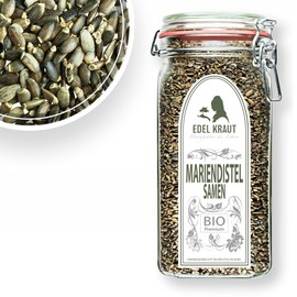 Milk Thistle Seeds Organic 500 g | Elegant Herb - 100% Natural Milk Thistle Seeds Whole - Organic Organic - Milk Thistle Seeds - Free from Any Artificial Additives