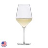 Libbey Signature White Wine Glasses Set of 4, Seamless Long