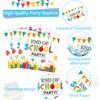 CHUNNIN 96Pcs End of School Party Paper Plates and Napkins