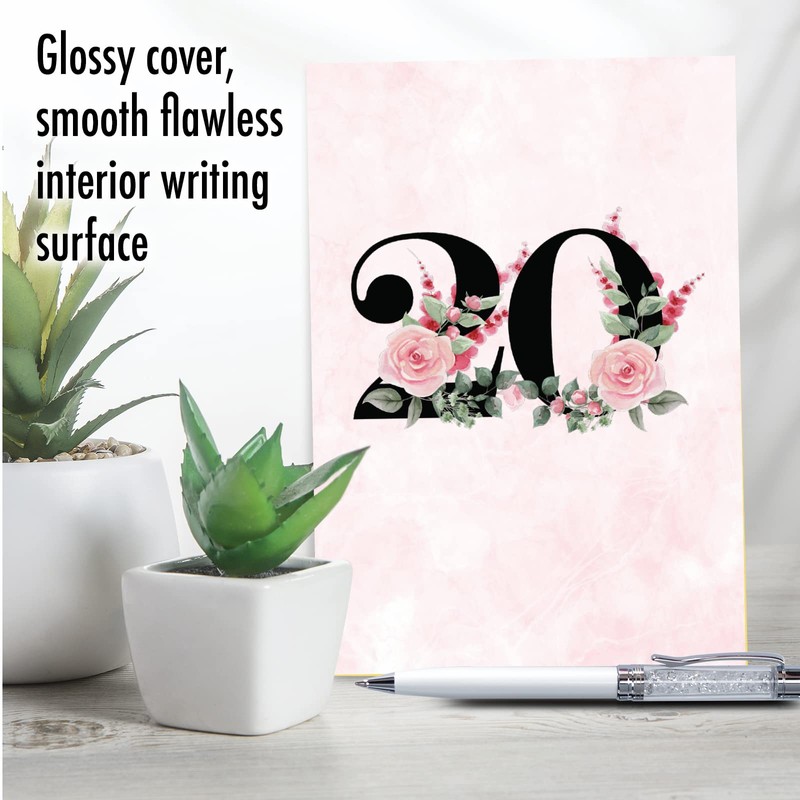 NobleWorks - 20th Milestone Anniversary Paper Card with 5 x