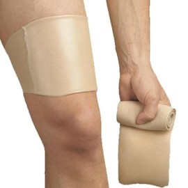 Silipos 10945 Half Coated Body Sleeving - 5 in. x 10 ft. Reusable Sleeve for Edema, Burns, Scar Reduction, Lymphedema. Orthopedic Athletic Care
