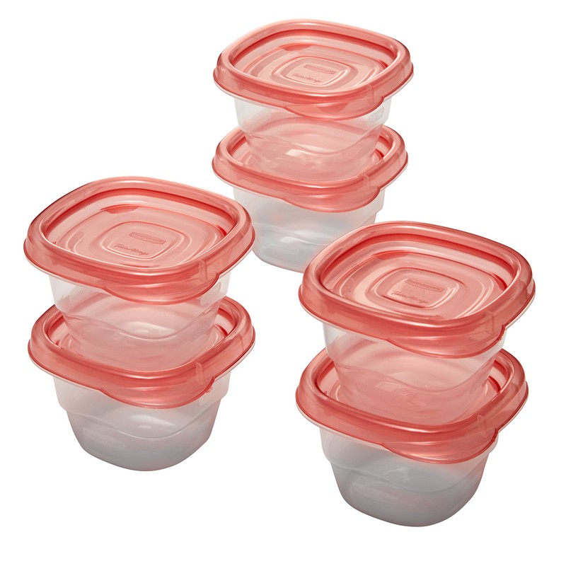 Rubbermaid Takealongs Hermético de 118 ml, Rojo