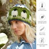 Pachamama Women Wool Beanie Hat Fleece Lined Handknitted Cute Sheep