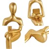 3-Pcs Thinker Statues Resin Sculptures, Modern Abstract Home Decor Ornaments,