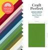 Craft Perfect Classic Card - Grass Green - Weave Textured