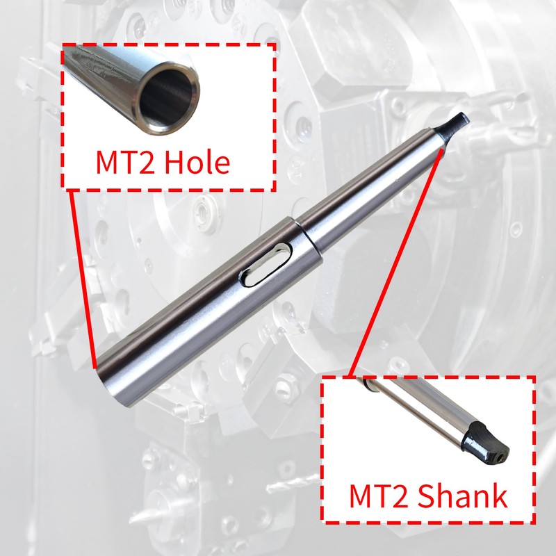 zpldAIAOSI MT2 to MT2 Extension Sleeve, External Morse Taper 2,