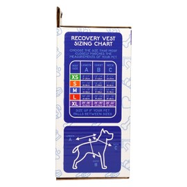 Calm Paws Behavior Support Calming Recovery Vest with Dog Calming Disc (X-Large)